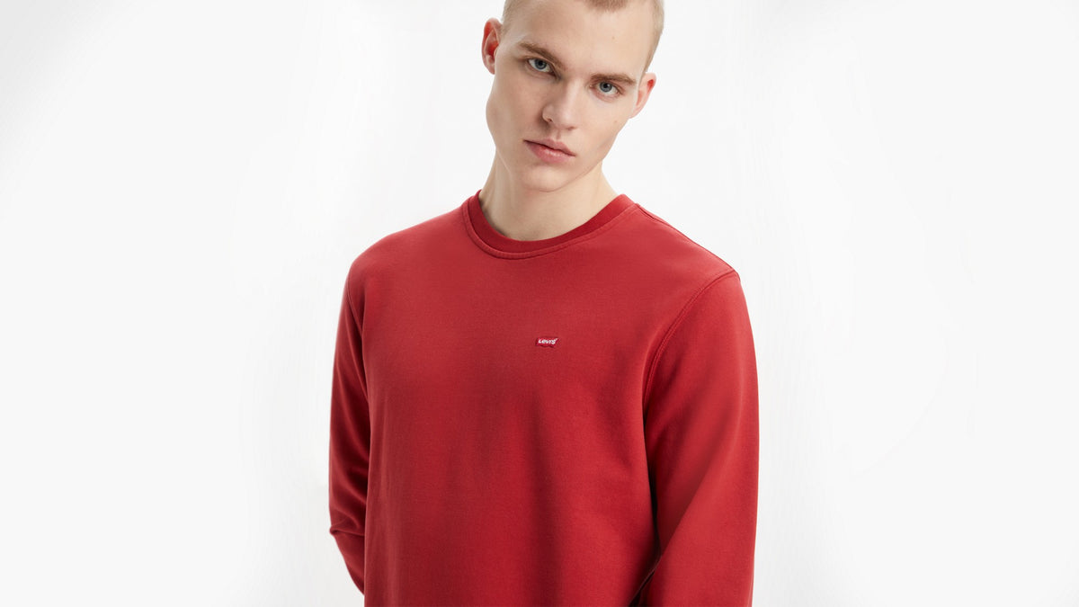 Levi's The Original Housemark Crew Rhythmic Red - λεπτομέρεια