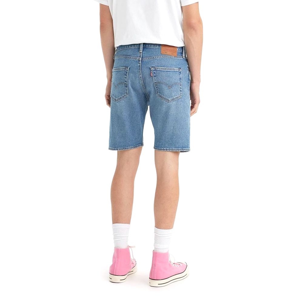 501 HEMMED STRETCH FIT L.9 DENIM SHORTS MEN LEVI'S