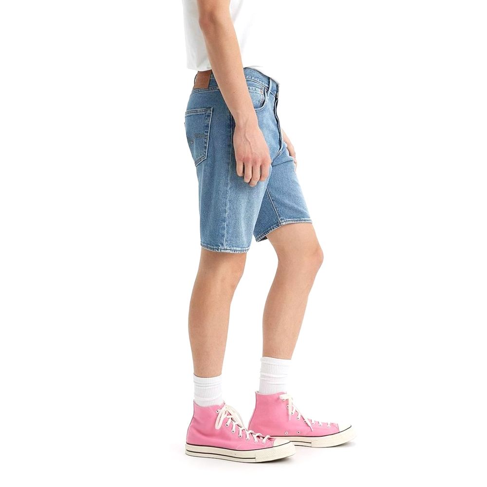 501 HEMMED STRETCH FIT L.9 DENIM SHORTS MEN LEVI'S