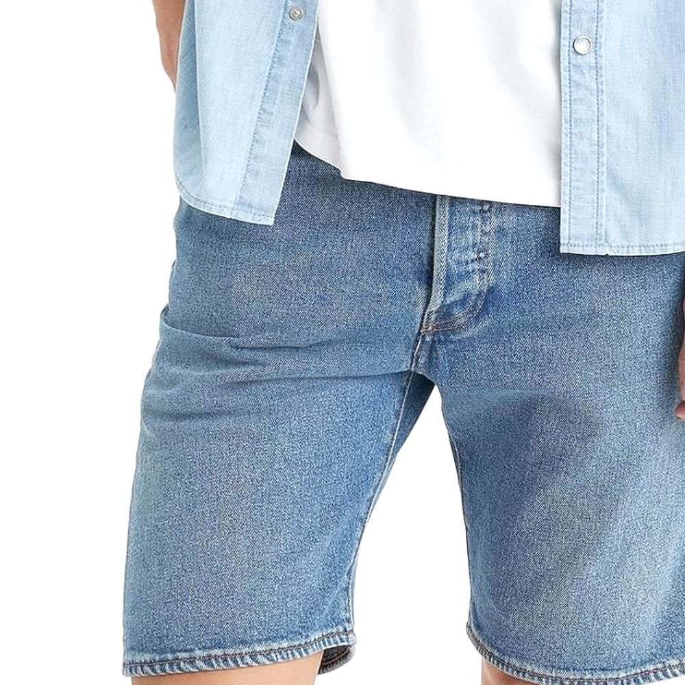 501 HEMMED STRETCH FIT L.9 DENIM SHORTS MEN LEVI'S