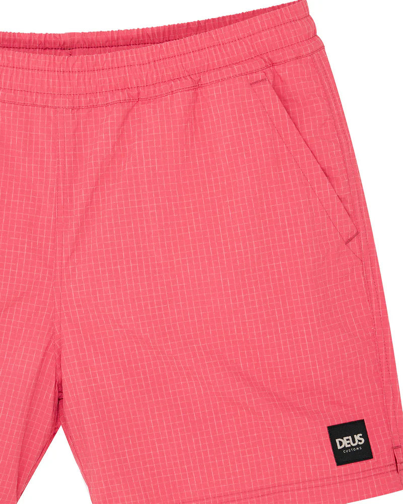 SERVICE SWIM SHORT ΜΑΓΙΟ - Melon Red