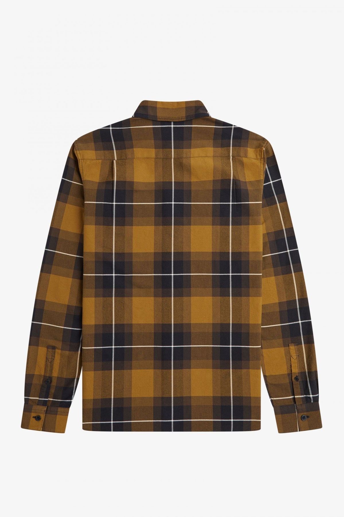 Fred Perry Ανδρικό Πουκάμισο Καρό Tartan Shirt Καφέ
