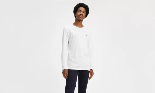 Levi's Original HM Ανδρική Μπλούζα Μακρυμάνικη λευκό