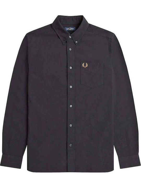 Fred Perry Oxford Shirt Μαύρο