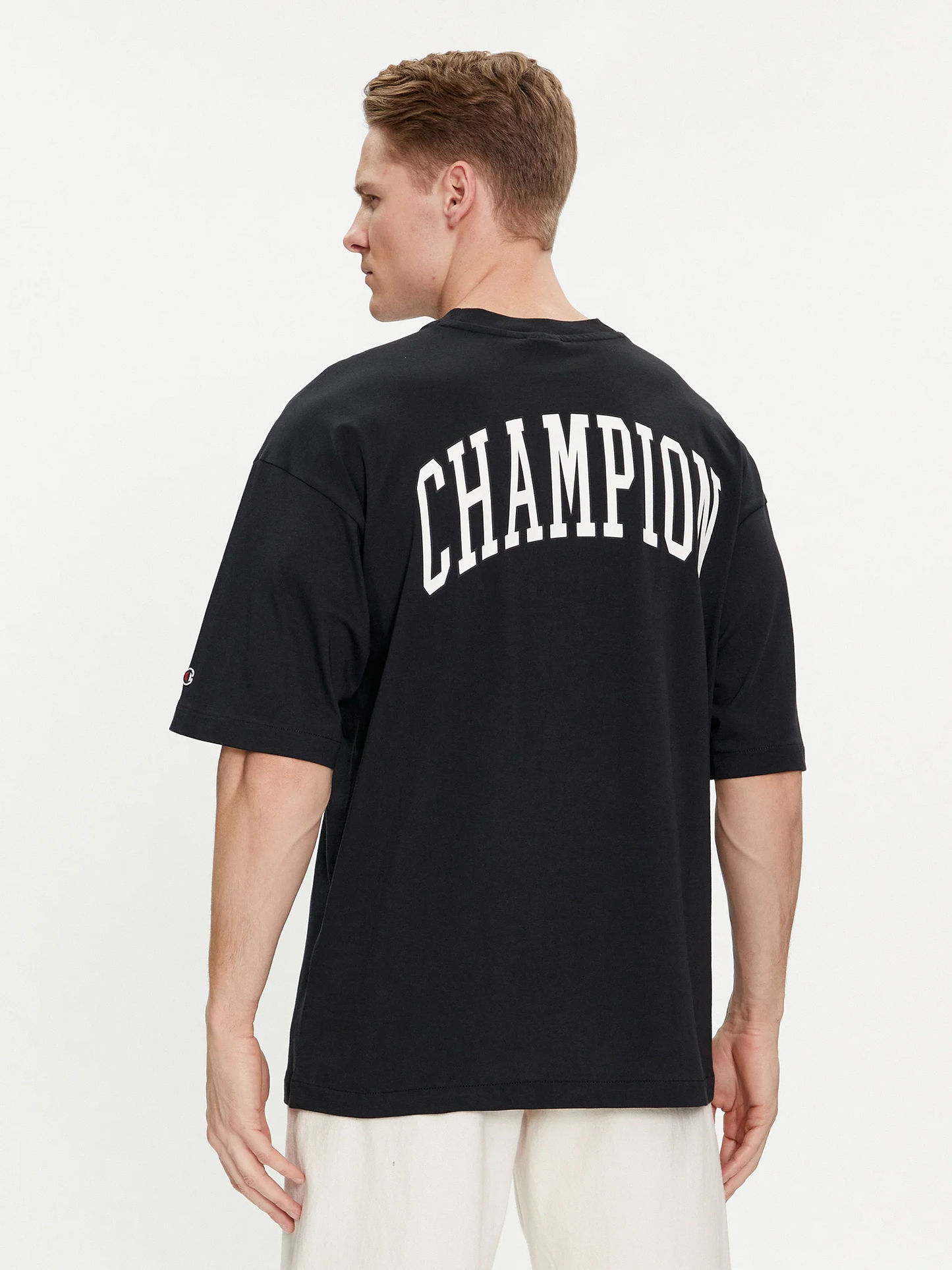 T-Shirt 219855 Μαύρο Custom Fit