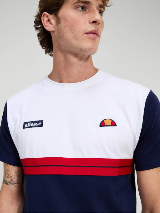 Ellesse T-Shirt White Navy Κοντομάνικο Ανδρικό