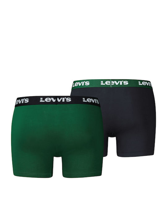 Levi's Repeat Logo Boxer Brief 2-Pack Green/Black
