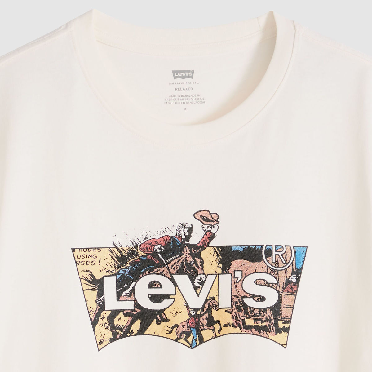 LEVI'S® M SS RELAXED FIT T-SHIRT TANS - 16143-2445 ECRU
