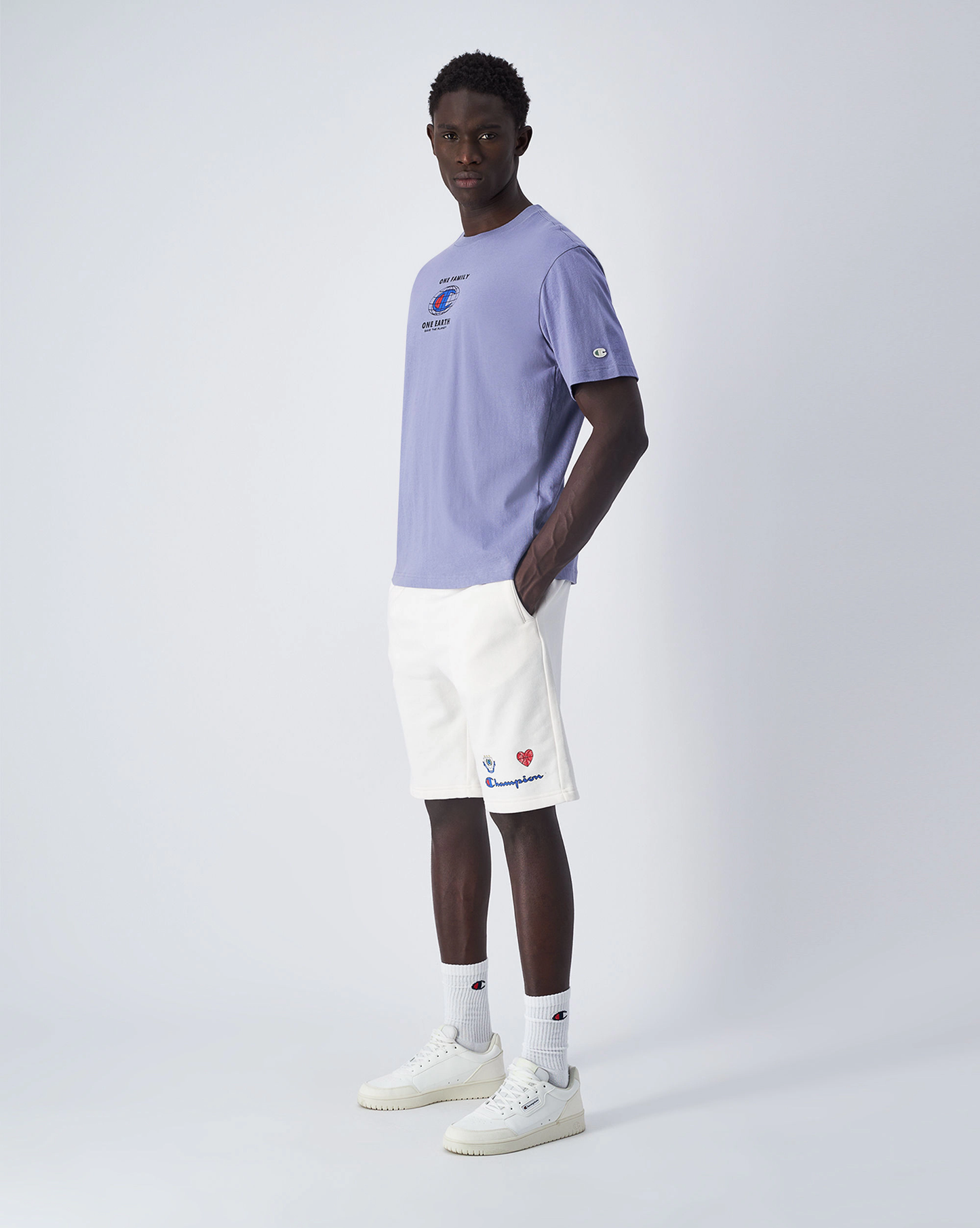 Champion Ανδρική Βερμούδα 219786-WW034 σε BEIGE χρώμα