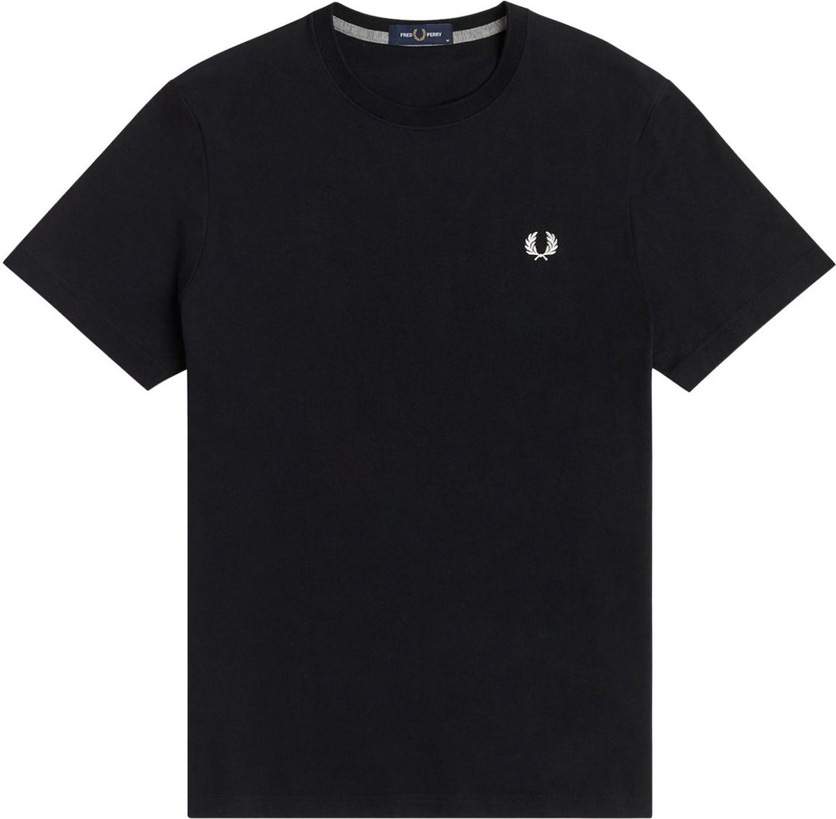 Fred Perry Crew Neck T-Shirt Μαύρο