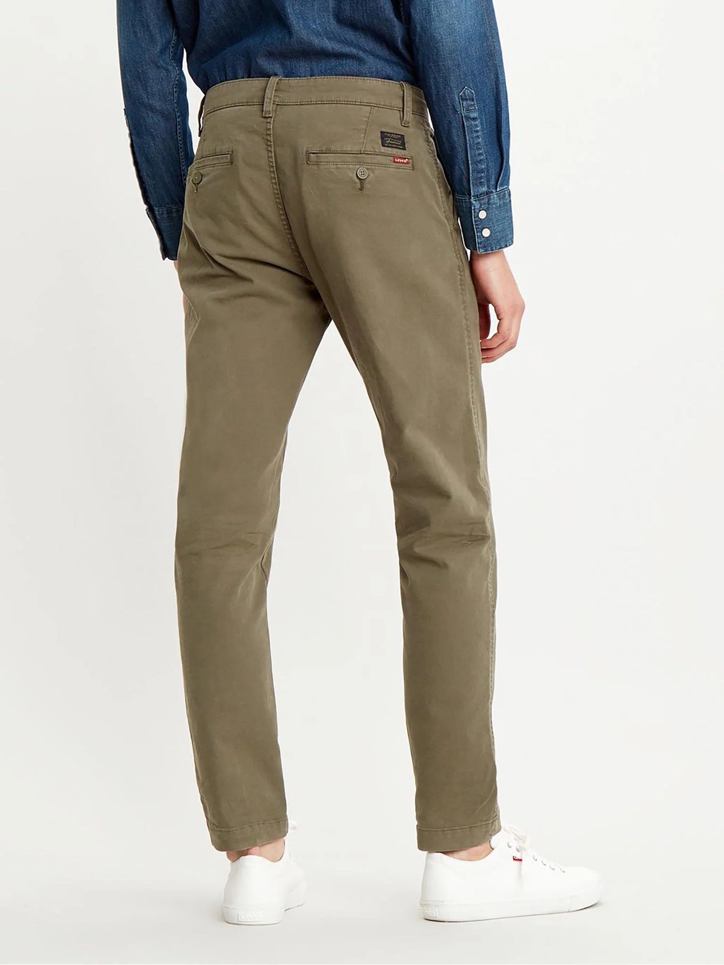 Παντελόνι chino XX Chino 17196-0001 Πράσινο Straight Fit