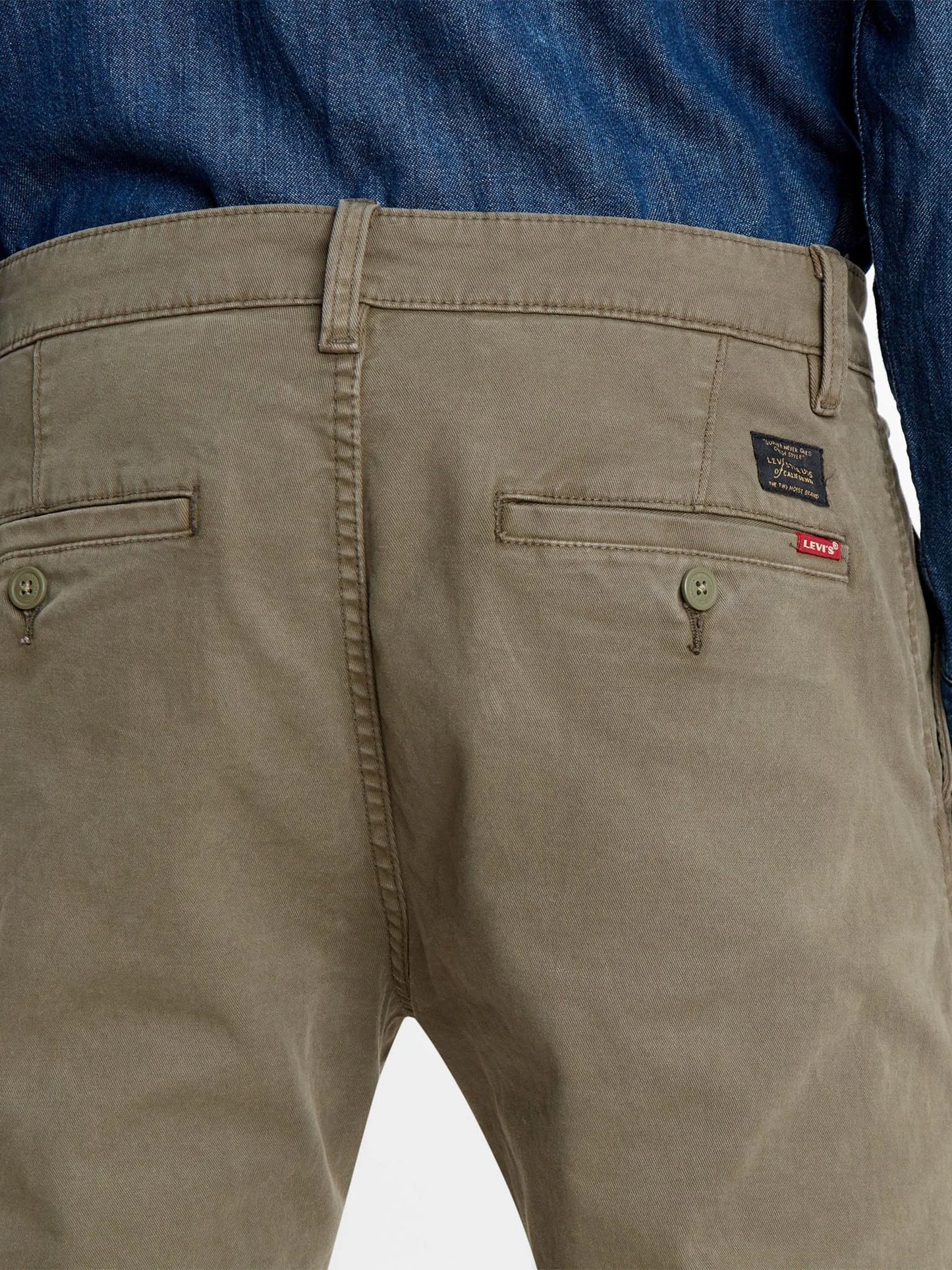Παντελόνι chino XX Chino 17196-0001 Πράσινο Straight Fit