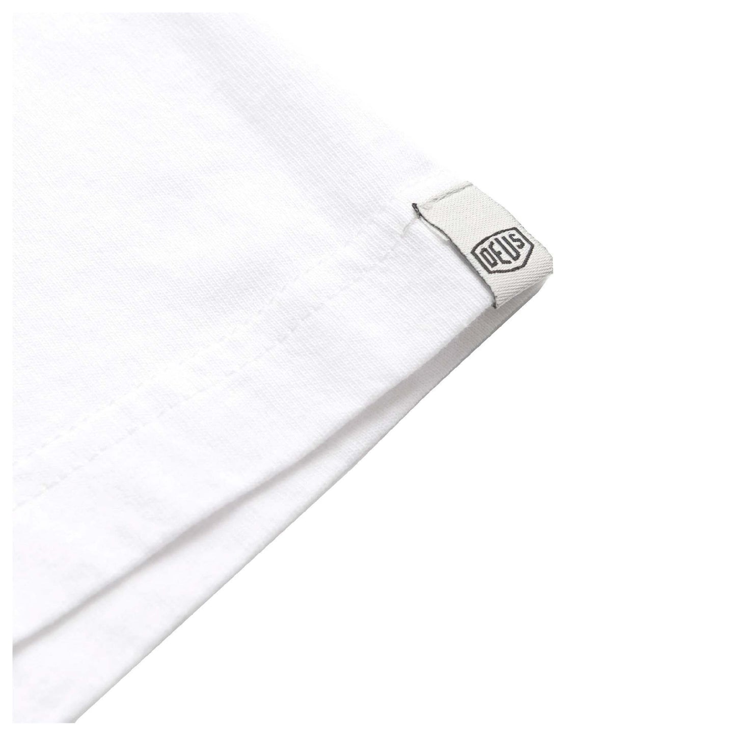 DEUS EX MACHINA VENICE ADDRESS POCKET TEE WHITE