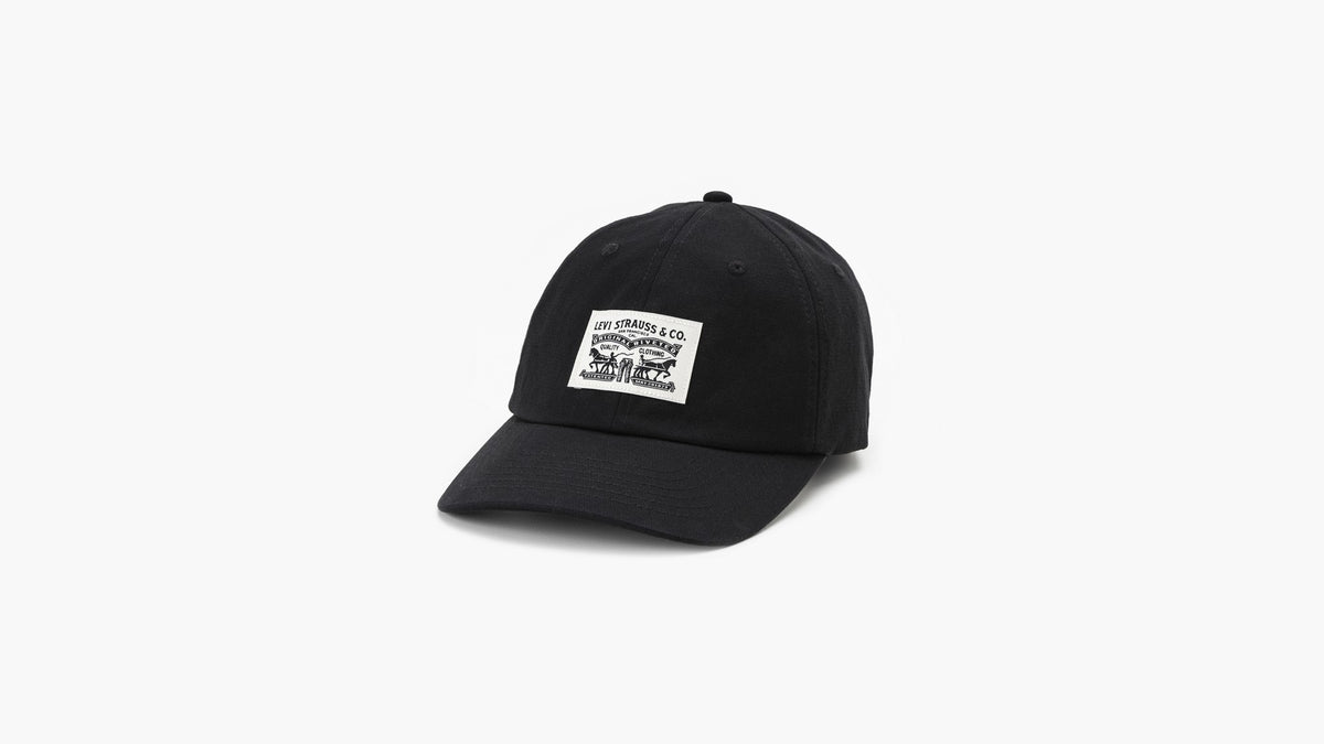 Levi's Relaxed Dad Heritage Cap Caviar - μπροστά