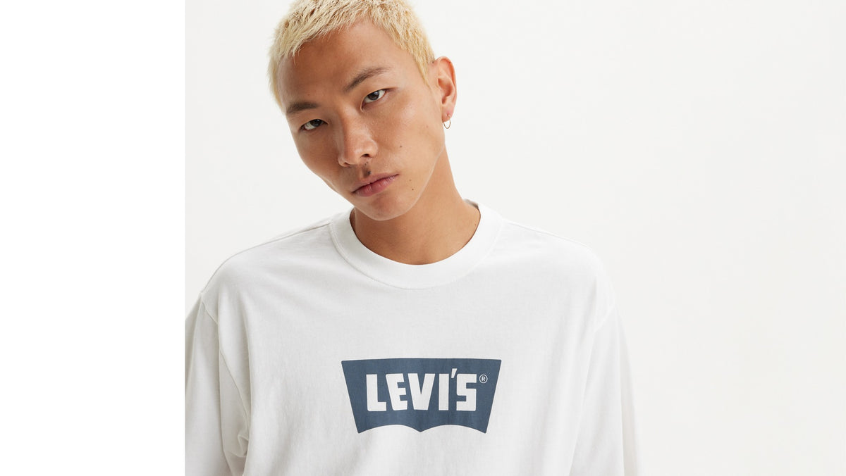 Levi's Vintage BW Graphic Tee White - λεπτομέρεια