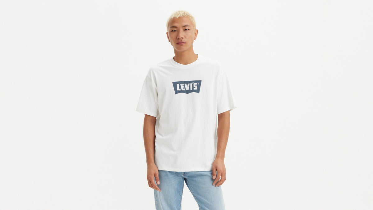 Levi's Vintage BW Graphic Tee White - μπροστά
