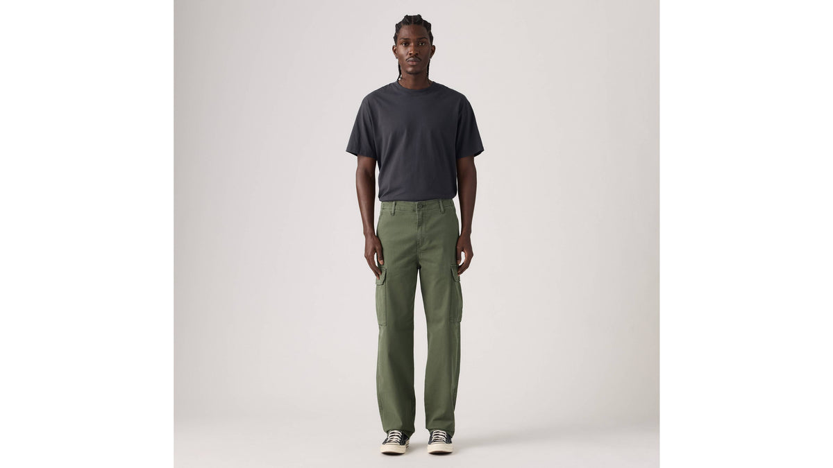 XX Cargo Taper Trousers Grey - Front