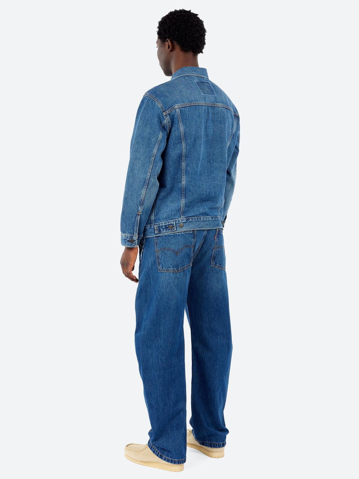 Levi's Relaxed Fit Trucker Med Indigo Pacific Activities