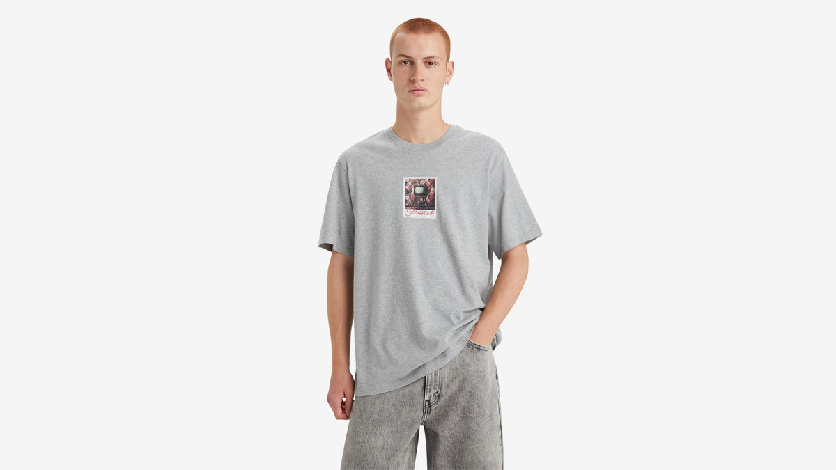 Levi's SS Relaxed Fit Tee Greys - μπροστά