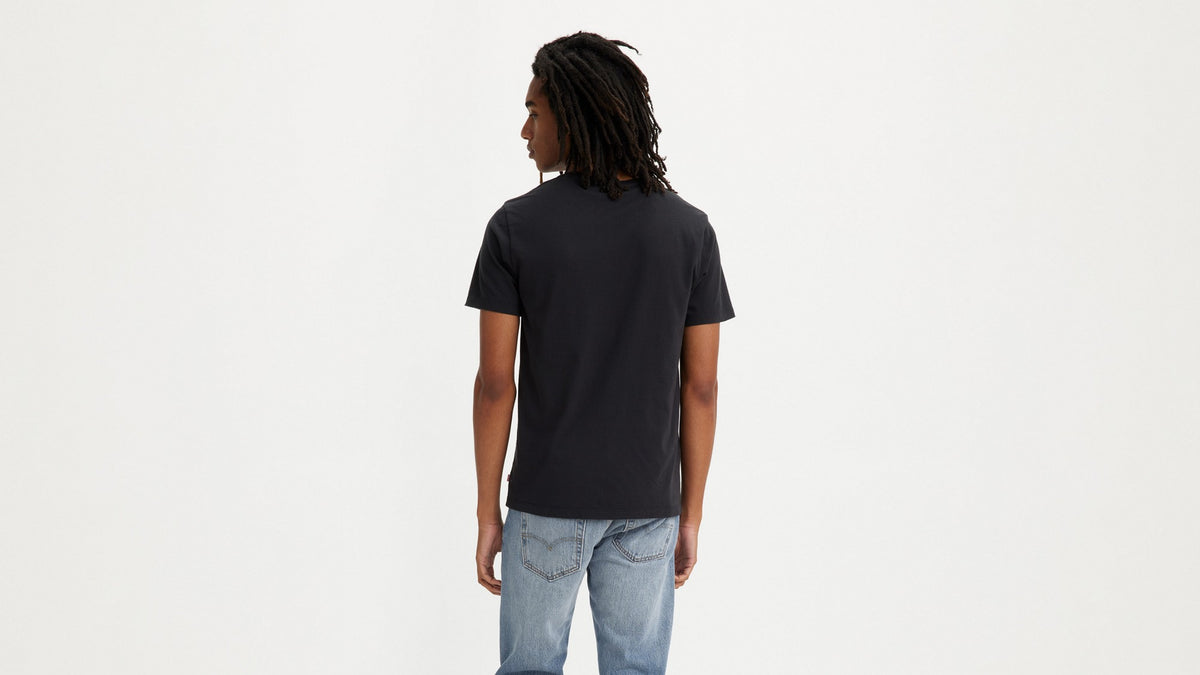 Levi's Graphic Crewneck Tee Black - πίσω