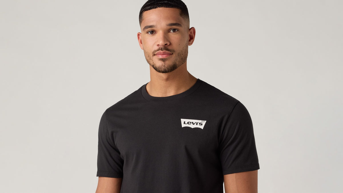 Levi's Graphic Crewneck Tee Black - λεπτομέρεια