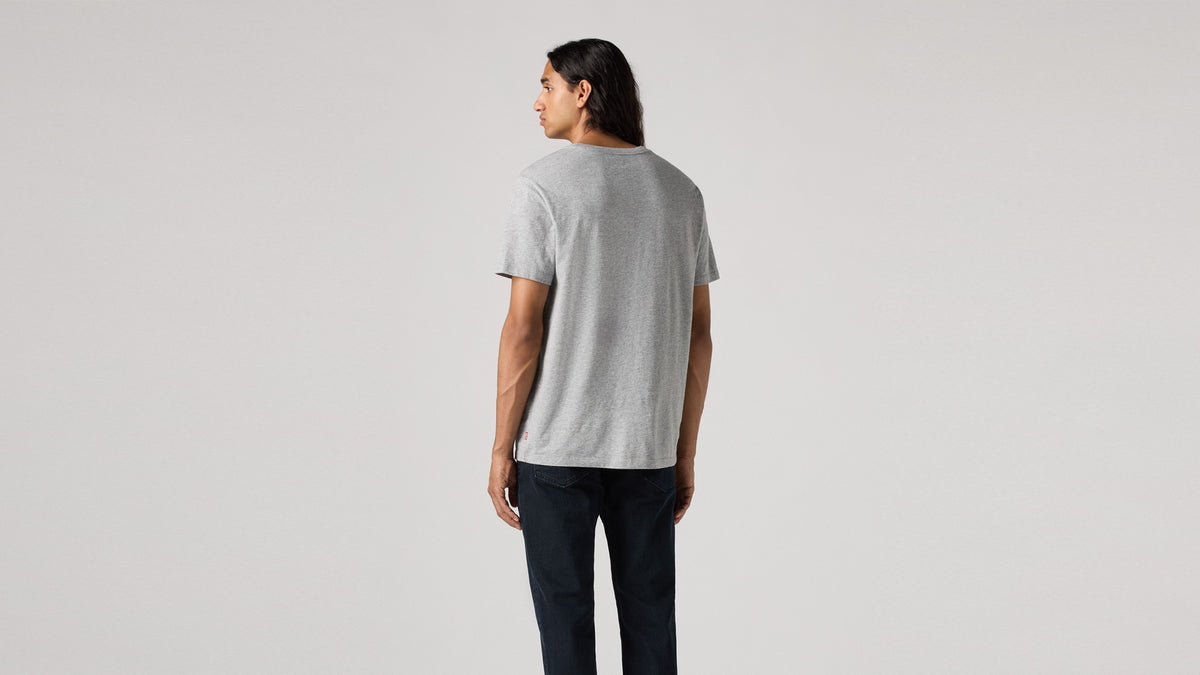 Levi's Graphic Crewneck Tee Grey - πίσω