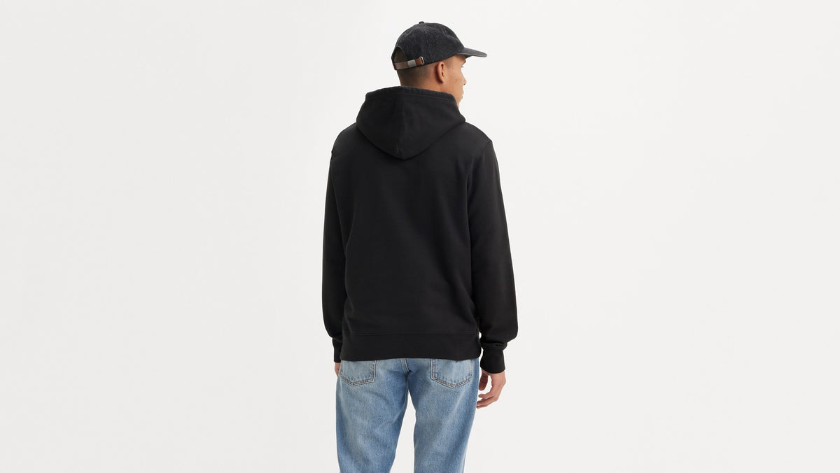 Levi's The Original Housemark Hoodie Black - πίσω