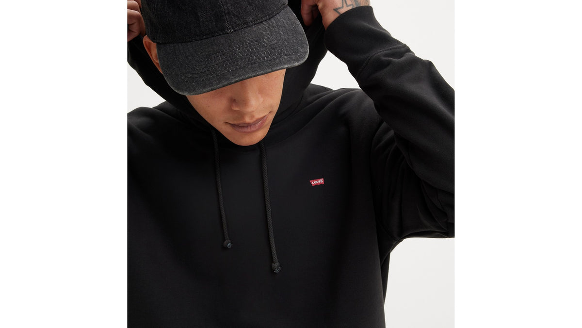 Levi's The Original Housemark Hoodie Black - λεπτομέρεια
