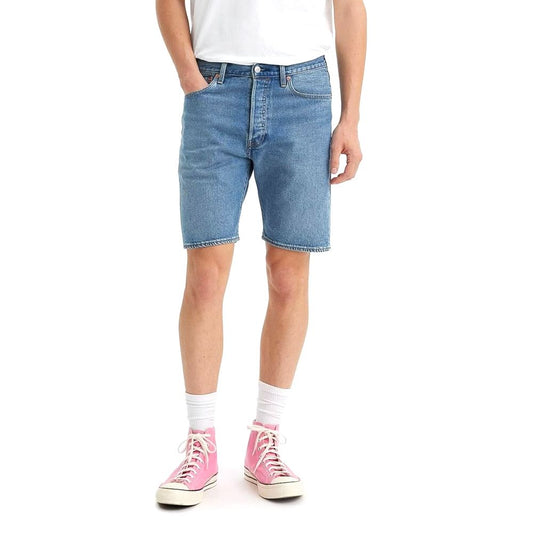 501 HEMMED STRETCH FIT L.9 DENIM SHORTS MEN LEVI'S