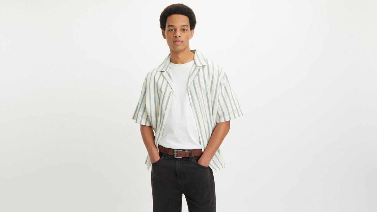 Levi's Free Belt Brown - λεπτομέρεια αγκράφας
