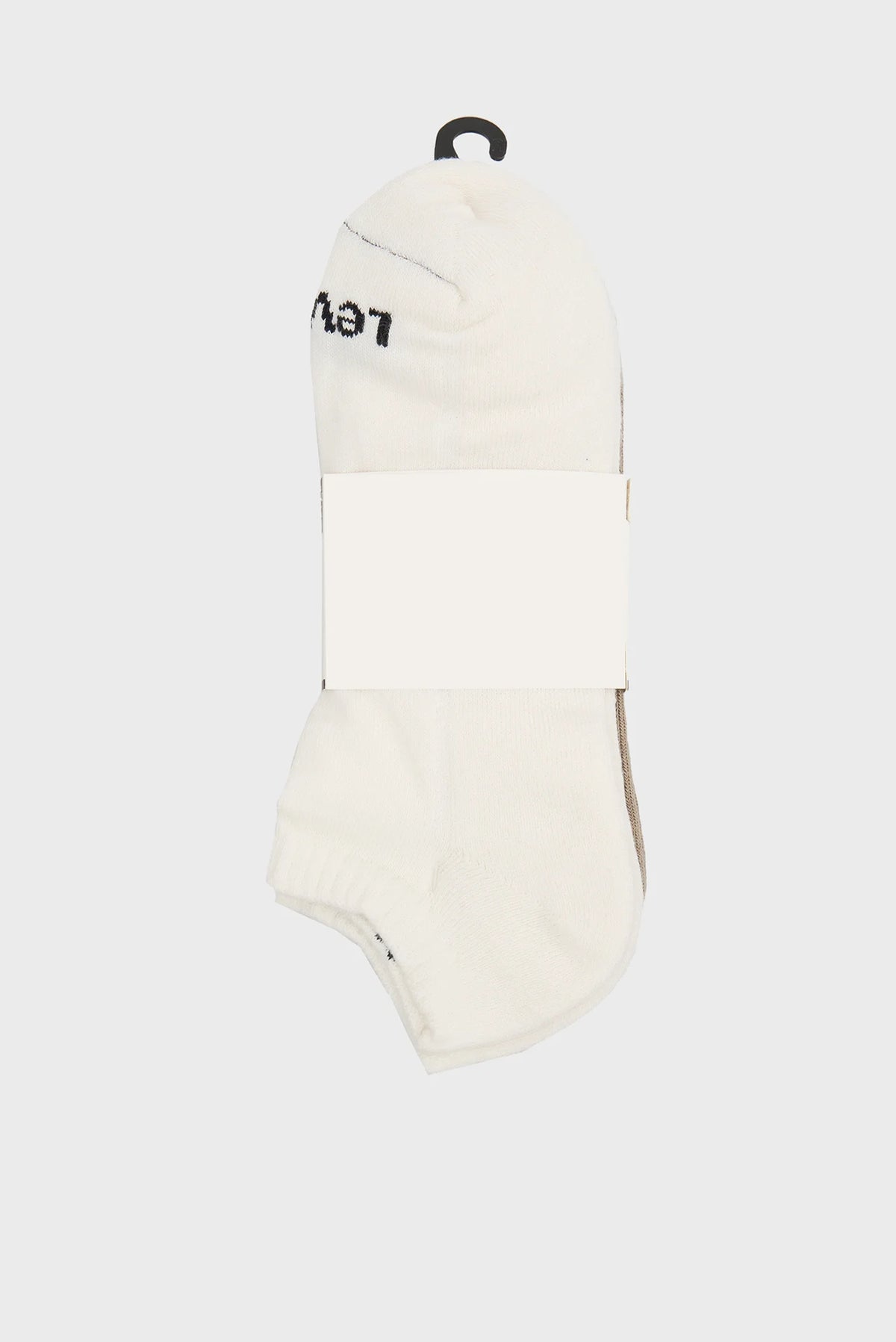 Levi's Uni Low Cut Orange Tab Socks 3-Pack Beige Combo