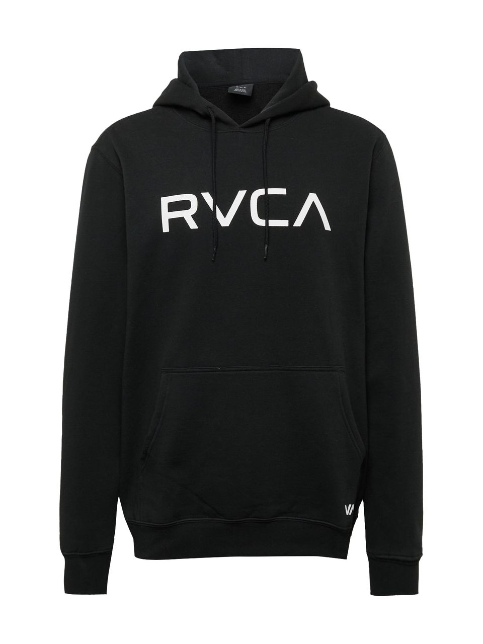 RVCA Big Logo Φούτερ με Κουκούλα Ανδρικό Μαύρο