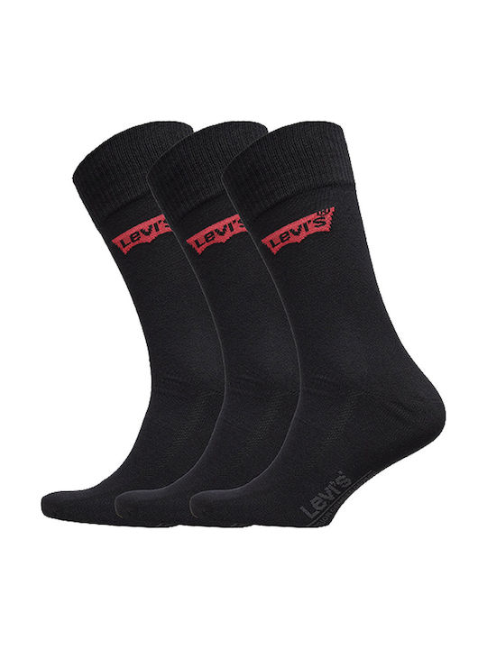 Levi's Regular Cut BW Logo Recycled Socks Μαύρο