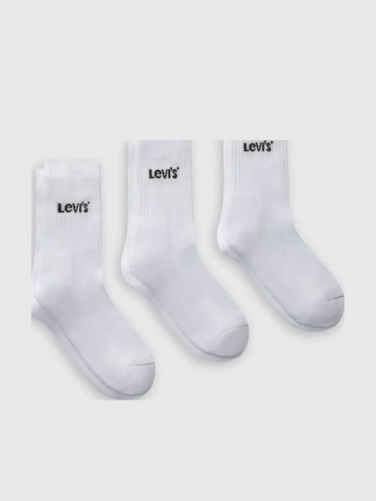 Levi's Uni Regular Cut Orange Tab Socks Λευκό