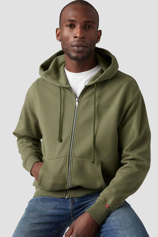 AUTHENTIC FULL ZIP GREENS - Khaki