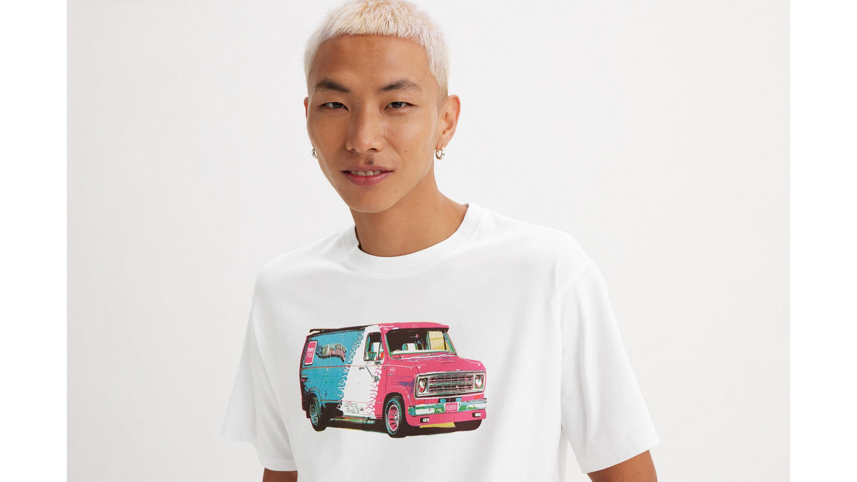 Levi's Vintage Fit Graphic Tee Denim Machine - λεπτομέρεια