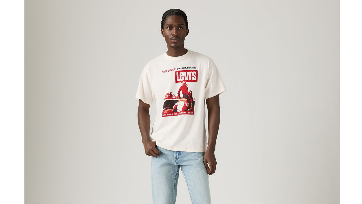 Levi's Vintage Fit Graphic Tee Neutrals - μπροστά