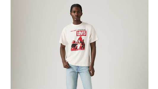 Levi's Vintage Fit Graphic Tee Neutrals - μπροστά