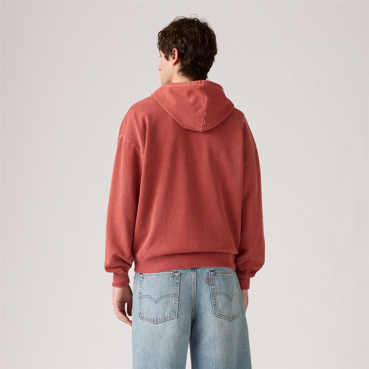 TWO HORSE CROPPED ZIP-UP HOODIE
