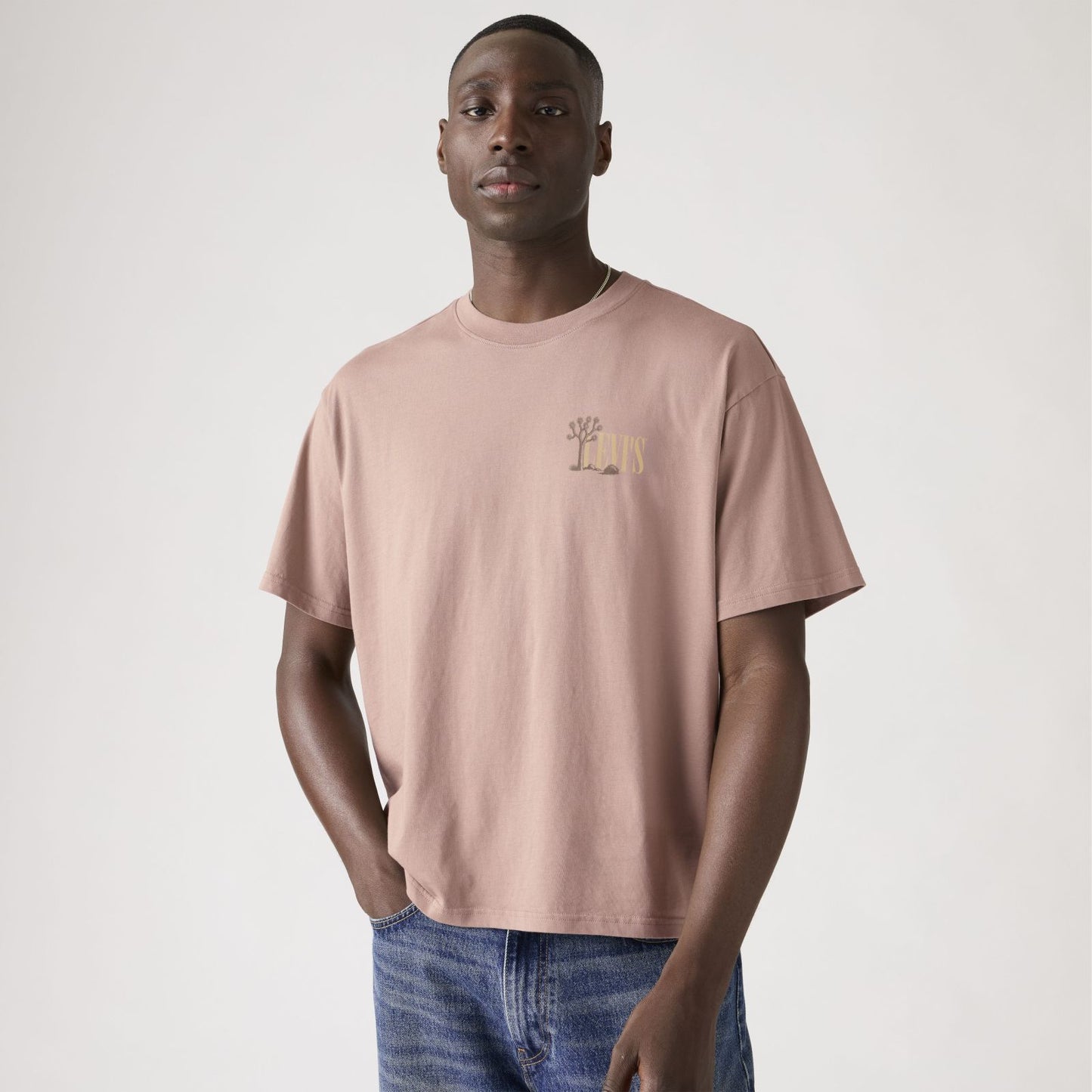 Gr Boxy Tee Pinks
