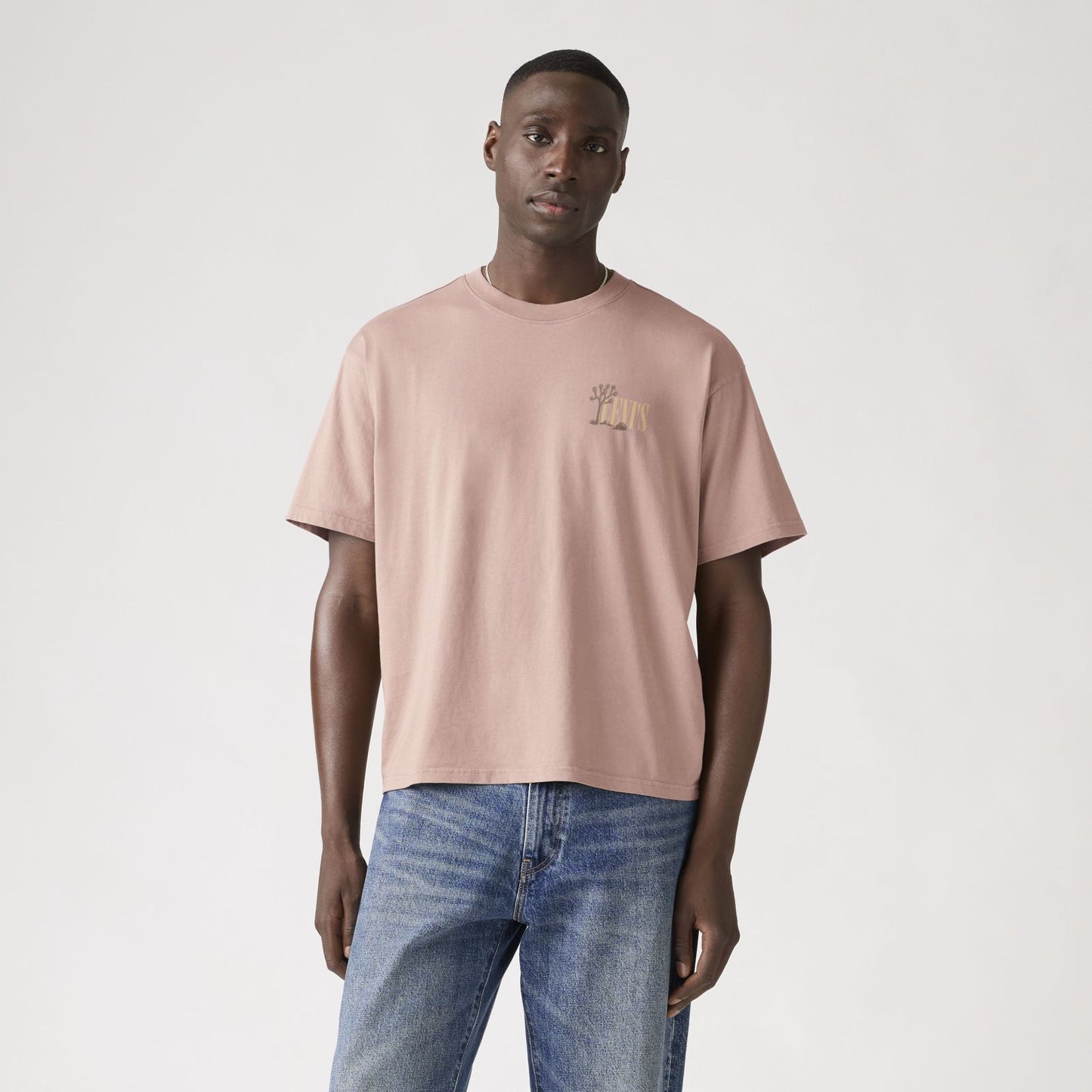 Gr Boxy Tee Pinks