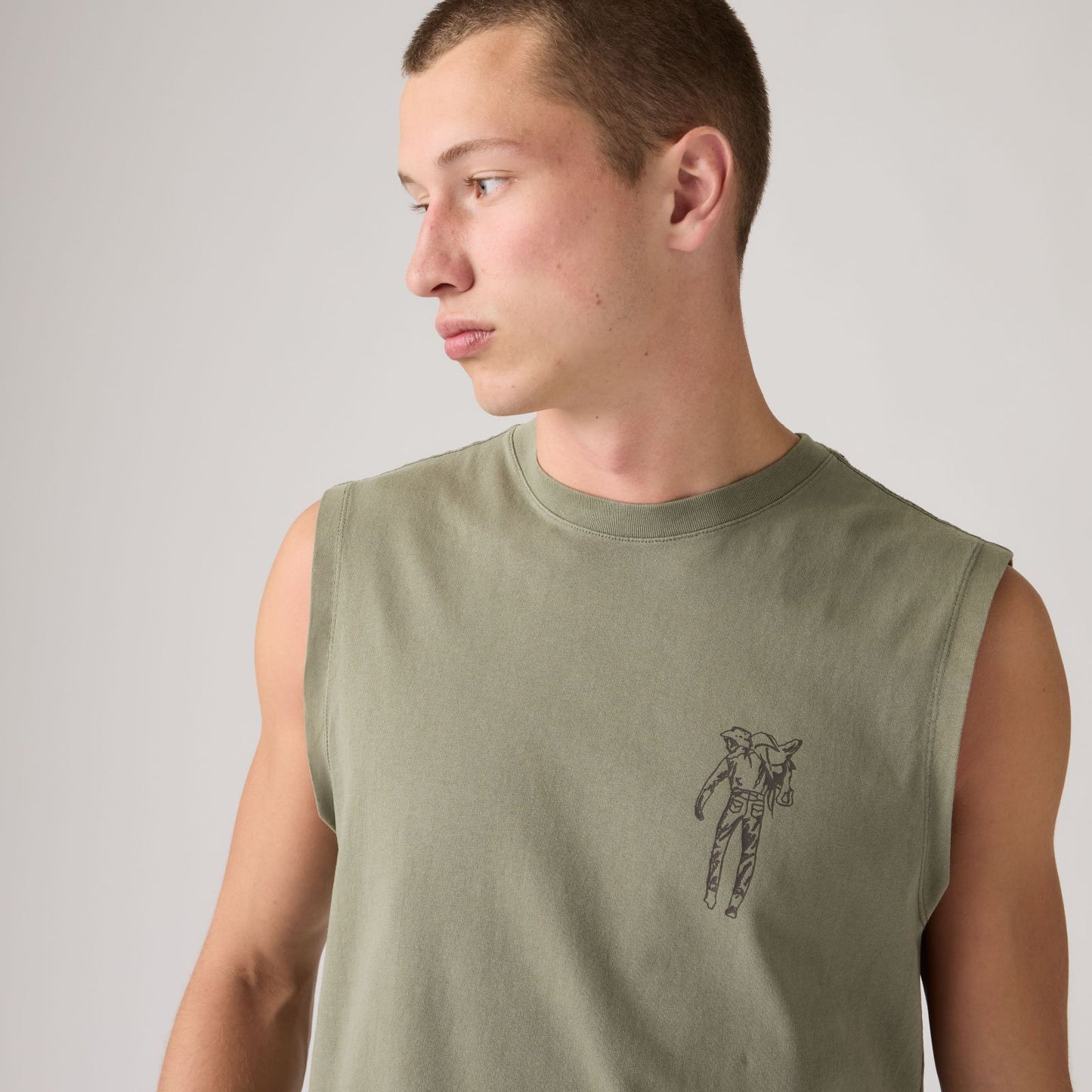 Gr Muscle Tank Greens