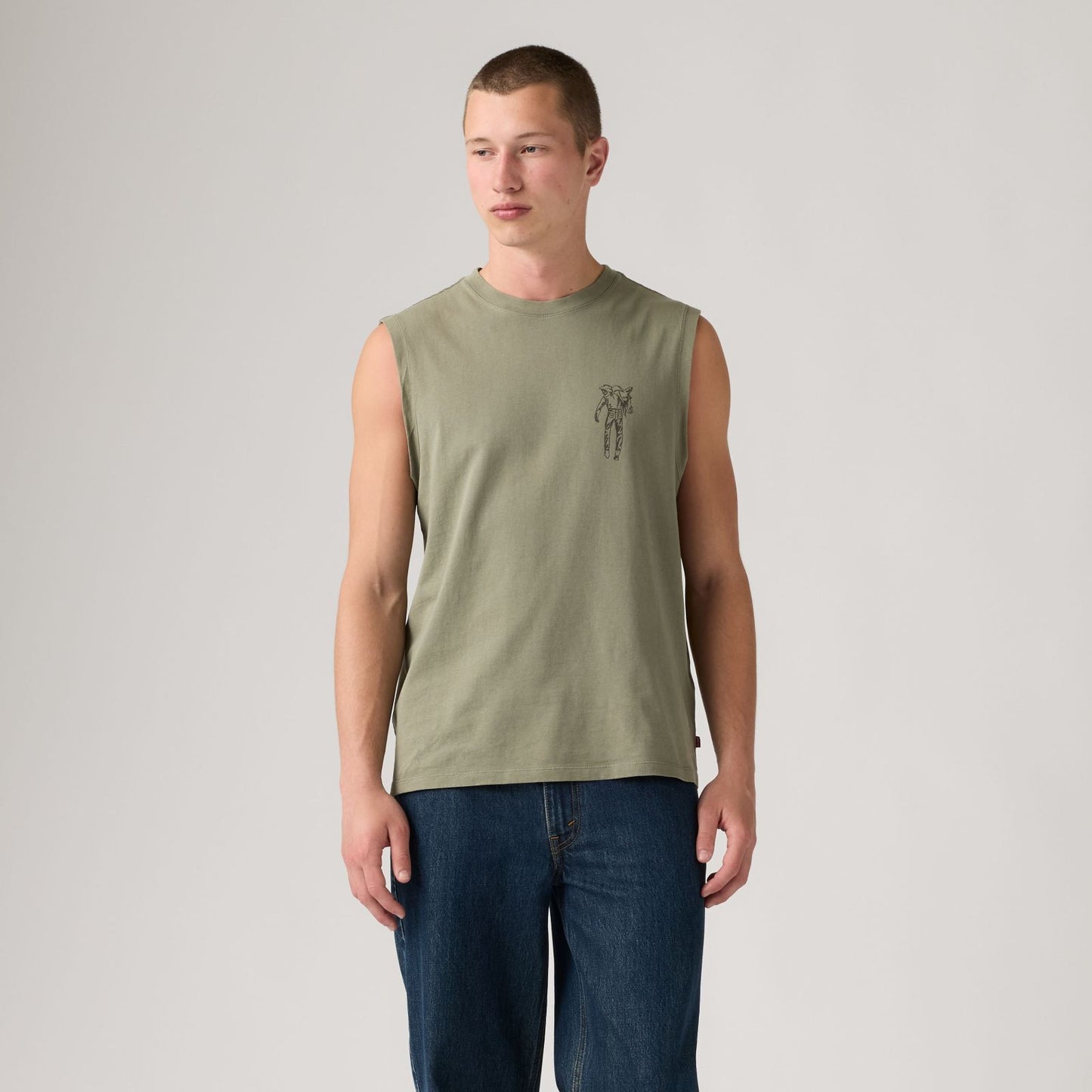 Gr Muscle Tank Greens