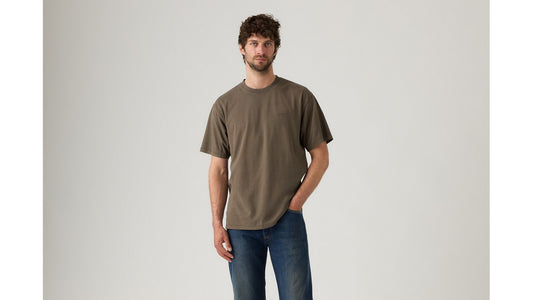 Levi's Red Tab Vintage Tee Garment Dye Khaki - μπροστά