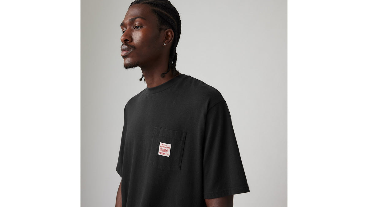 Levi's SS Workwear Tee Meteorite - λεπτομέρεια