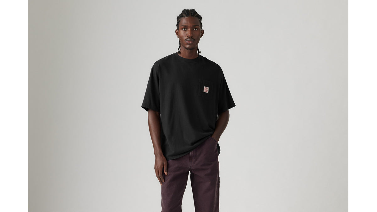 Levi's SS Workwear Tee Meteorite - μπροστά