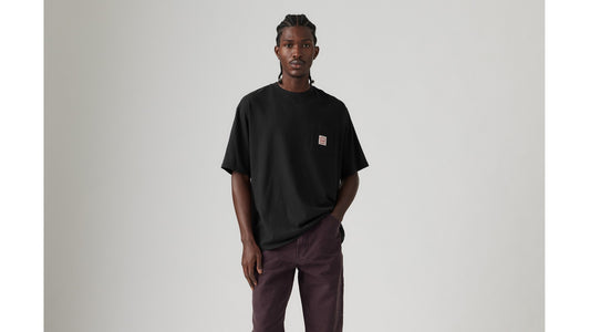 Levi's SS Workwear Tee Meteorite - μπροστά