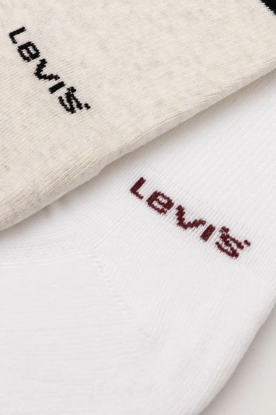 Κάλτσες Levi's 2-pack χρώμα: μπεζ, 37157-1129