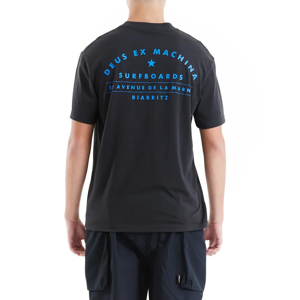 Biarritz Surf Address Tee Μαύρο