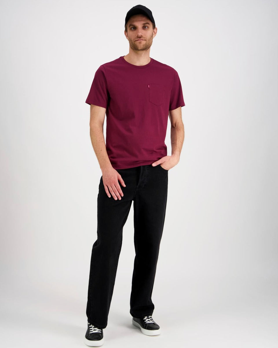 SS CLASSIC POCKET TEE PURPLES